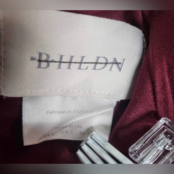 Bhldn Jones V-Neck Crepe Dress Size 0. B18 - Picture 5 of 5